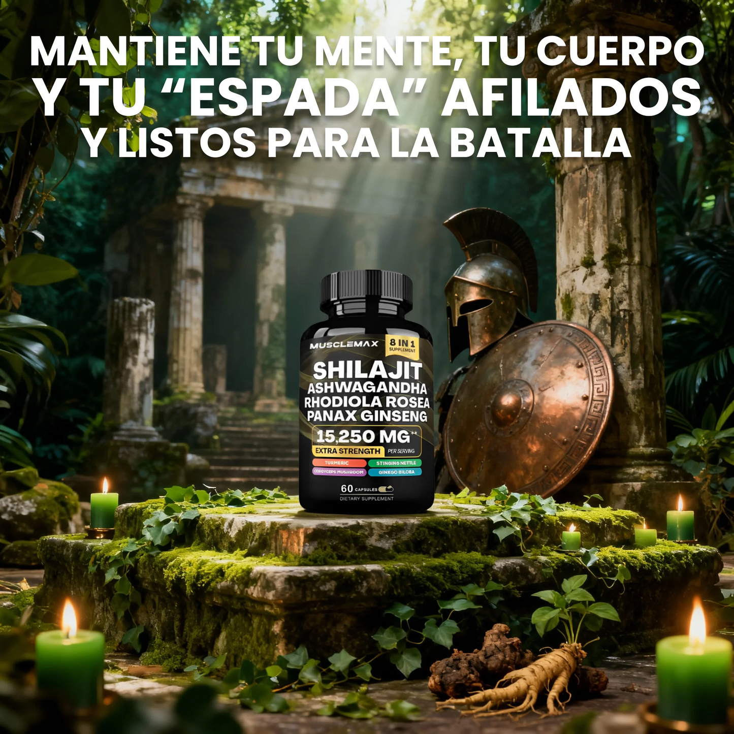 MUSCLEMAX TITAN 8 en 1 - SHILAJIT