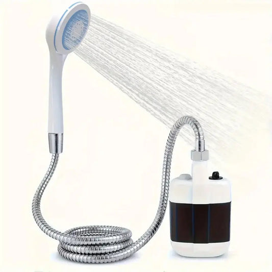 Ducha Portátil de Camping con Bomba Recargable