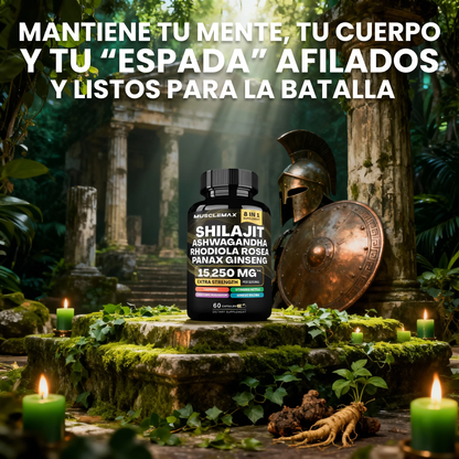 MUSCLEMAX TITAN 8 en 1 - SHILAJIT